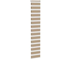 Zebro žaliuzė, smėlio rudos spalvos, 45x230 cm, audinys, plotis 40,9 cm, poliesteris