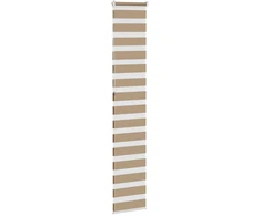 Zebro žaliuzė, smėlio rudos spalvos, 45x230 cm, audinys, plotis 40,9 cm, poliesteris