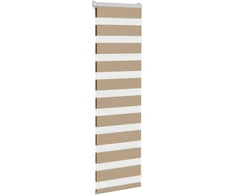 Zebro žaliuzė, smėlio rudos spalvos, 50x100 cm, audinys, plotis 45,9 cm, poliesteris