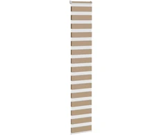Zebro žaliuzė, smėlio rudos spalvos, 50x230 cm, audinys, plotis 45,9 cm, poliesteris