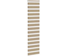 Zebro žaliuzė, smėlio rudos spalvos, 55x200 cm, audinys, plotis 50,9 cm, poliesteris