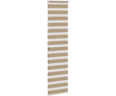 Zebro žaliuzė, smėlio rudos spalvos, 60x200 cm, audinys, plotis 55,9 cm, poliesteris