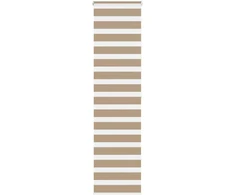 Zebro žaliuzė, smėlio rudos spalvos, 60x200 cm, audinys, plotis 55,9 cm, poliesteris
