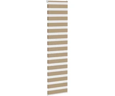 Zebro žaliuzė, smėlio rudos spalvos, 60x230 cm, audinys, plotis 55,9 cm, poliesteris