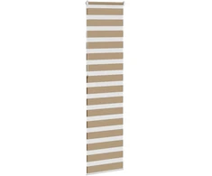 Zebro žaliuzė, smėlio rudos spalvos, 60x230 cm, audinys, plotis 55,9 cm, poliesteris