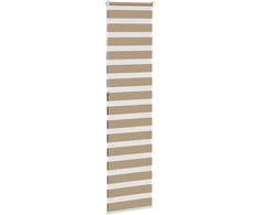Zebro žaliuzė, smėlio rudos spalvos, 60x230 cm, audinys, plotis 55,9 cm, poliesteris