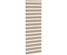 Zebro žaliuzė, smėlio rudos spalvos, 80x200 cm, audinys, plotis 75,9 cm, poliesteris