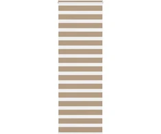 Zebro žaliuzė, smėlio rudos spalvos, 85x230 cm, audinys, plotis 80,9 cm, poliesteris