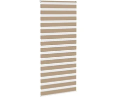 Zebro žaliuzė, smėlio rudos spalvos, 95x200 cm, audinys, plotis 90,9 cm, poliesteris