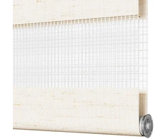 Zebro žaliuzės, marmuras, smėlio spalvos, 45x230 cm, audinys, plotis 40,9 cm, poliesteris
