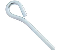 Žemės inkaras 10 vnt. Ø10 x 30 cm Cinkuotas metalas Sidabrinė