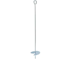 Žemės inkaras 2 pcs Sidabrinė Ø10 x 60 cm Cinkuotas metalas