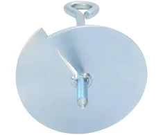 Žemės inkaras 2 vnt. Ø10 x 30 cm Cinkuotas metalas Sidabrinė
