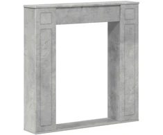 Židinio rėmas Betono pilka 100 x 20 x 100 cm Apdirbta mediena