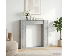 Židinio rėmas Betono pilka 100 x 20 x 100 cm Apdirbta mediena
