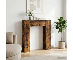 Židinio rėmas Dūminio ąžuolo 102 x 20 x 102 cm Apdirbta mediena