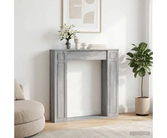 Židinio rėmas Pilka Sonoma 100 x 20 x 100 cm Apdirbta mediena