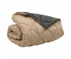 Žiemos antklodė Antracito ir taupe 200 x 240 cm Mikropluoštas