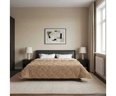 Žiemos antklodė Tikštas Taupe 200 x 220 cm