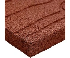 Žingsnių akmuo 6 vnt. Raudona 60,5 x 25 x 2 cm Guma