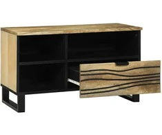 TV vienetai su stalčių Ruda 80 x 33 x 46 cm Apdirbta mediena