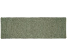 Zoninės kiliminės dangos Alyvuogių žalia 80 x 250 cm Džiutas