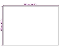Vidaus ir lauko kilimas PALMERAS Antracitas 230 x 160 cm