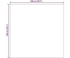 Vidaus ir lauko kilimas PALMERAS Žalia 200 x 200 cm Poliesteris