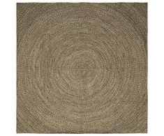 Zoninės kiliminės dangos Natūrali ir juoda 300 x 300 cm Džiutas