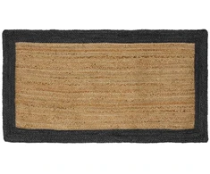 Zoninės kiliminės dangos Tamsiai pilka 100 x 200 cm Džiutas