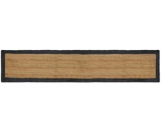 Zoninės kiliminės dangos Tamsiai pilka 80 x 400 cm Džiutas