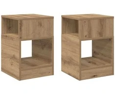 Žurnalinis staliukas 2 pcs Amatininkų ąžuolas 30,5 x 30 x 45 cm