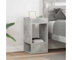 Žurnalinis staliukas 2 pcs Betono pilka 30 x 30 x 56 cm