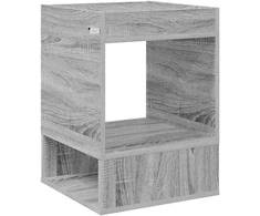 Žurnalinis staliukas 2 pcs Pilkas Sonoma 40 x 40 x 56 cm