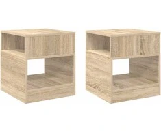 Žurnalinis staliukas 2 pcs Sonoma ąžuolas 40,5 x 40 x 45 cm