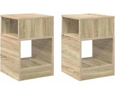 Žurnalinis staliukas 2 pcs Sonoma ąžuolas 30,5 x 30 x 45 cm
