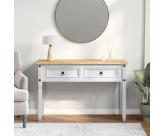 Žurnalinis staliukas su stalčių Corona Balta 115 x 46 x 73 cm