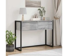 Žurnalinis staliukas su stalčių Pilkas Sonoma 100 x 36 x 75 cm