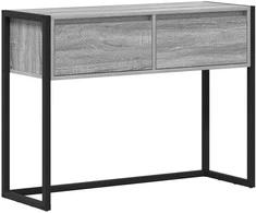 Žurnalinis staliukas su stalčių Pilkas Sonoma 100 x 36 x 75 cm