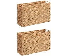 Žurnalų Krepšiai 2 pcs Natūrali 39 x 14 x 25 cm