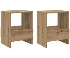 Žurnalų stovas 2 pcs Amatininkų ąžuolas 35 x 30 x 45 cm