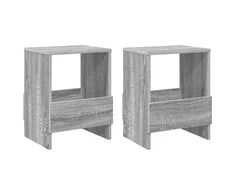 Žurnalų stovas 2 pcs Pilkas Sonoma 35 x 30 x 45 cm