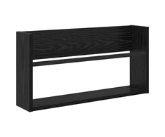Žurnalų stovas Juodas ąžuolas 60 x 12 x 30 cm Apdirbta mediena