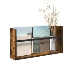 Žurnalų stovas Rūkyta ąžuolas 60 x 12 x 30 cm Apdirbta mediena