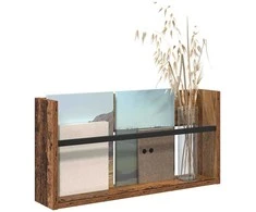 Žurnalų stovas Senas medis 60 x 12 x 30 cm Apdirbta mediena