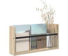Žurnalų stovas Sonoma ąžuolas 60 x 12 x 30 cm Apdirbta mediena