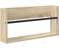 Žurnalų stovas Sonoma ąžuolas 60 x 12 x 30 cm Apdirbta mediena