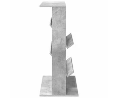 Žurnalų stovas Betono pilka 70 x 41 x 96 cm Apdirbta mediena
