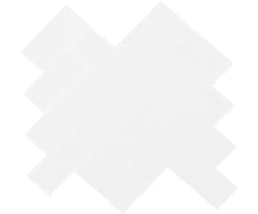 Žuvies kaulo plytelė 10 pcs Balta 30 x 30 cm