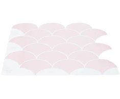 Žuvies žvynų plytelė 10 pcs Šviesiai rožinė 30 x 30 cm